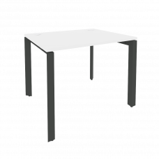 Onix Стол рабочий на П-образном м/к O.MP-SP-1.8 Белый Бриллиант/Металл Антрацит 980*800*750