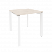 Onix Стол рабочий на П-образном м/к O.MP-SP-0.8 Денвер Светлый/Металл Белый 780*800*750