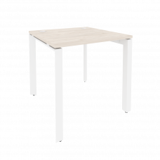Onix Стол рабочий на П-образном м/к O.MP-SP-0.8 Денвер Светлый/Металл Белый 780*800*750
