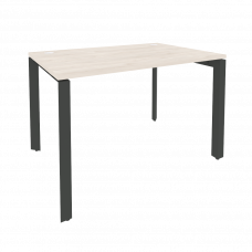 Onix Стол рабочий на П-образном м/к O.MP-SP-2.8 Денвер Светлый/Металл Антрацит 1180*800*750