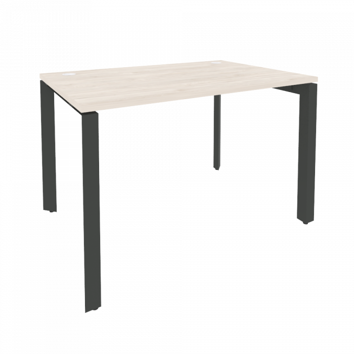 Оникс Стол рабочий на П-образном м/к O.MP-SP-2.8 Денвер Светлый/Металл Антрацит 1180*800*750