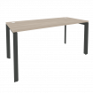 Onix Стол рабочий на П-образном м/к O.MP-SP-4.7 Дуб Аттик/Металл Антрацит 1580*720*750