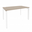 Onix Стол рабочий на П-образном м/к O.MP-SP-3.8 Дуб Аттик/Металл Белый 1380*800*750