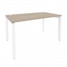 Onix Стол рабочий на П-образном м/к O.MP-SP-3.8 Дуб Аттик/Металл Белый 1380*800*750