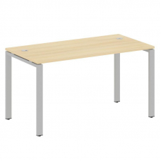 Metal System Стол письменный на П-образном м/к БП.СП-3 Акация Лорка/Металл Серый 1400*720*750