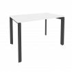 Onix Стол рабочий на П-образном м/к O.MP-SP-2.7 Белый Бриллиант/Металл Антрацит 1180*720*750