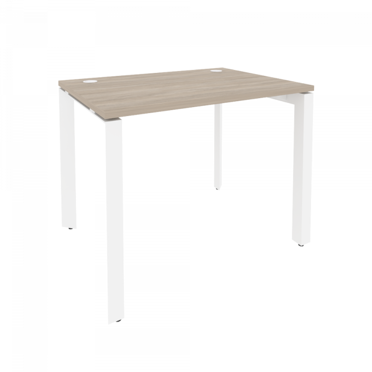 Onix Стол рабочий на П-образном м/к O.MP-SP-1.7 Дуб Аттик/Металл Белый 980*720*750