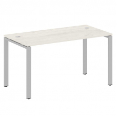 Metal System Стол письменный на П-образном м/к БП.СП-3 Дуб Наварра/Металл Серый 1400*720*750