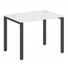 Metal System Стол письменный на П-образном м/к БП.СП-1 Белый/Металл Антрацит 1000*720*750