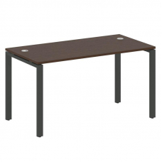 Metal System Стол письменный на П-образном м/к БП.СП-3 Венге Цаво/Металл Антрацит 1400*720*750