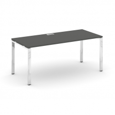 Style Project Direct Lux Стол письменный M-SN-6P.SR-023.M Антрацит/Нержавеющая Сталь/Хром 1380*800*7