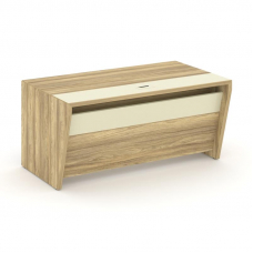 Corner Стол руководителя прямой COR.SR-16 Гикори Песочный/Ваниль 1600*900*750