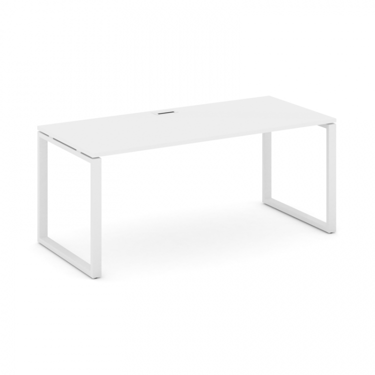 Style Project Direct Стол письменный SN-6O.SR-023.M Белый/Металл Белый/Заглушка Металл Белый 1380*80