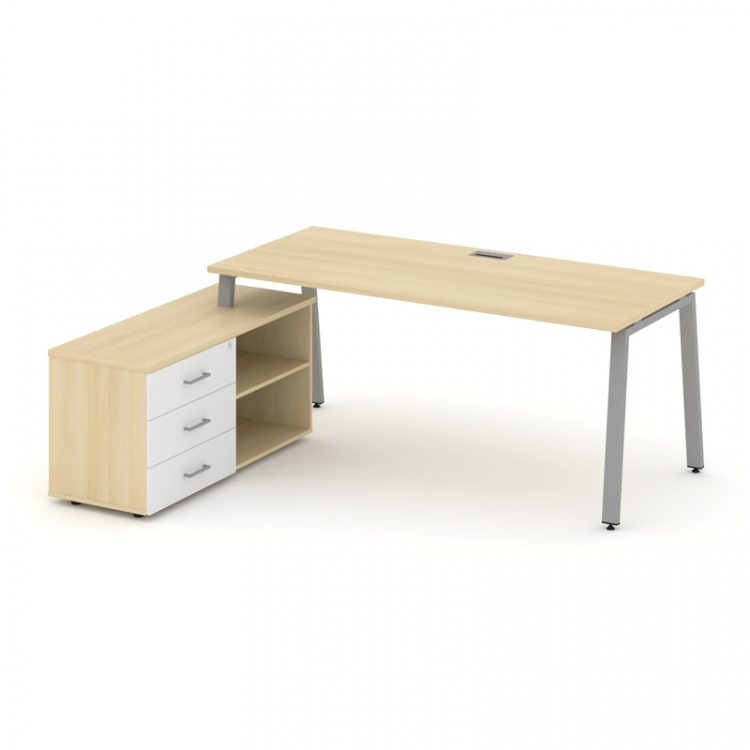 Style Project Direct Стол письменный с греденцией левой SN-6A.SRG-016.M(L) Акация Лорка/Акация Лорка