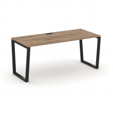 Style Project Direct Стол письменный SN-6T2.SR-026.M Дуб Табак/Металл Черный/Заглушка Металл Черный