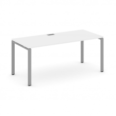 Style Project Direct Стол письменный SN-6P.SR-015.M Белый/Металл Серый/Заглушка Металл Серый 1780*70