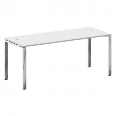 Metal System Direct Стол рабочий руковод. П-обр. м/к БП.СРР-5.7 Белый/Нержавеющая Сталь 1800*720*750