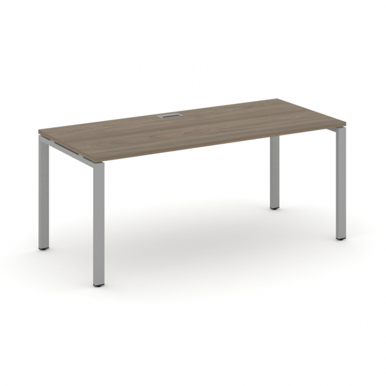 Style Project Direct Стол письменный SN-6P.SR-014.M Вяз Благородный/Металл Серый/Заглушка Металл Сер