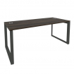 Onix Direct Стол рабочий руководителя на О-образном м/к O.MO-SRR-5.8 Дуб Мали/Металл Антрацит 1780*8