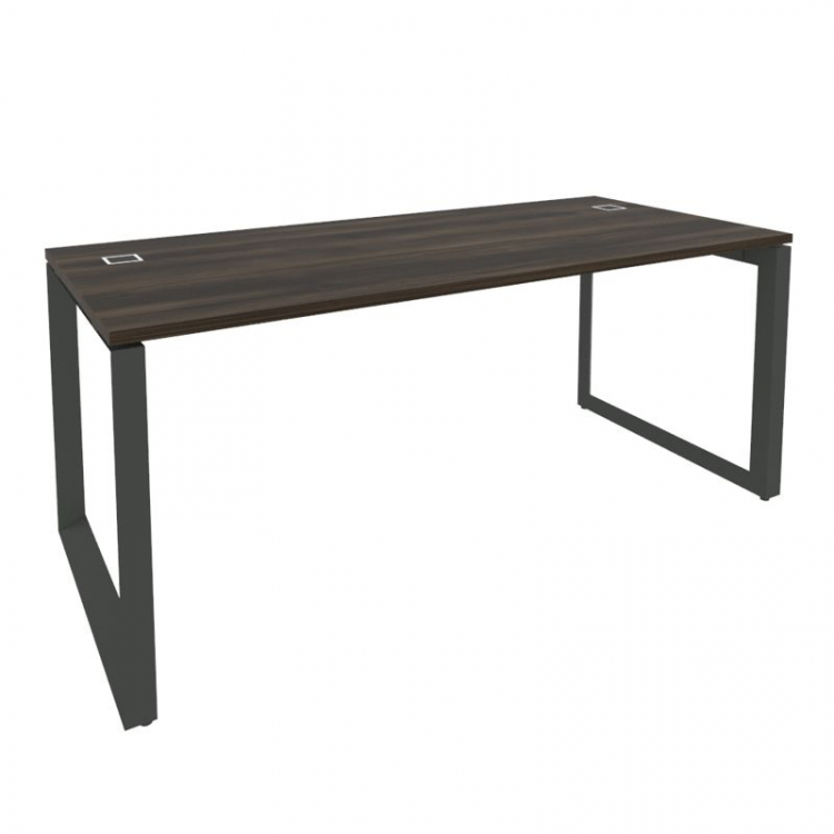 Onix Direct Стол рабочий руководителя на О-образном м/к O.MO-SRR-5.8 Дуб Мали/Металл Антрацит 1780*8