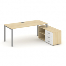 Style Project Direct Стол письменный с греденцией правой SN-6P.SRG-015.M(R) Акация Лорка/Акация Лорк