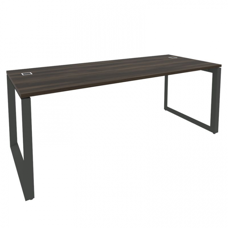 Onix Direct Стол рабочий руководителя на О-образном м/к O.MO-SRR-6.8 Дуб Мали/Металл Антрацит 1980*8