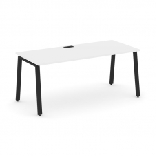 Style Project Direct Стол письменный SN-6A.SR-016.M Белый/Металл Черный/Заглушка Металл Черный 1980*