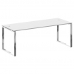 Metal System Direct Стол рабочий руковод. О-обр. м/к БО.СРР-6.8 Белый/Нержавеющая Сталь 2000*800*750