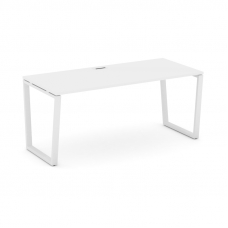 Style Project Direct Стол письменный SN-6T2.SR-016.M Белый/Металл Белый/Заглушка Металл Белый 1980*7