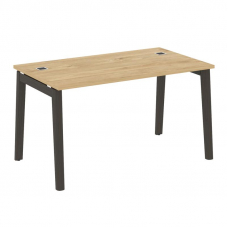 Onix Wood Direct Стол руководителя OW.SRR-3.8 Тиквуд Светлый/Дуб Темный/Металл Антрацит 1380*800*750