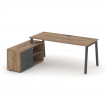 Style Project Direct Стол письменный с греденцией левой SN-6A.SRG-013.M(L) Дуб Табак/Дуб Табак/Антра