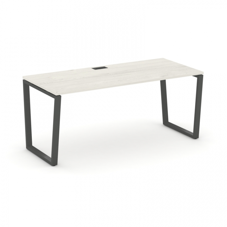 Style Project Direct Стол письменный SN-6T2.SR-025.M Дуб Наварра/Металл Антрацит/Заглушка Металл Ант