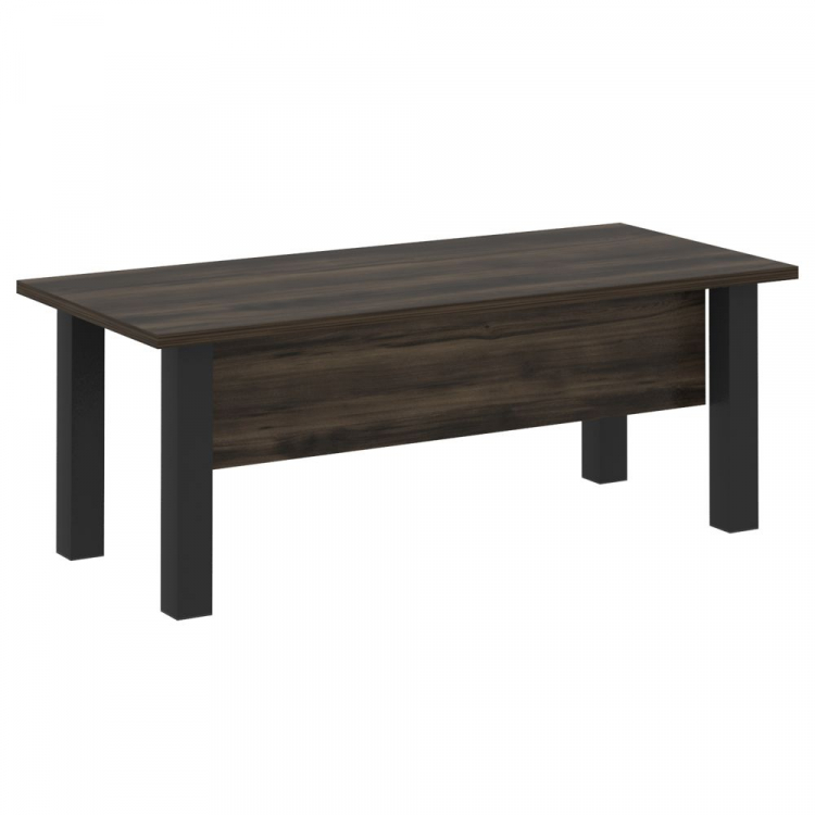 Yalta Стол руководителя LT.D-20.1 Дуб Мали/Металл Черный 2000*900*750