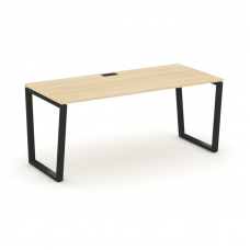 Style Project Direct Стол письменный SN-6T2.SR-015.M Акация Лорка/Металл Черный/Заглушка Металл Черн