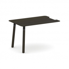 Fresco Брифинг-приставка FR.BR-12 Дуб Темный/Металл Черный 1200*800*725