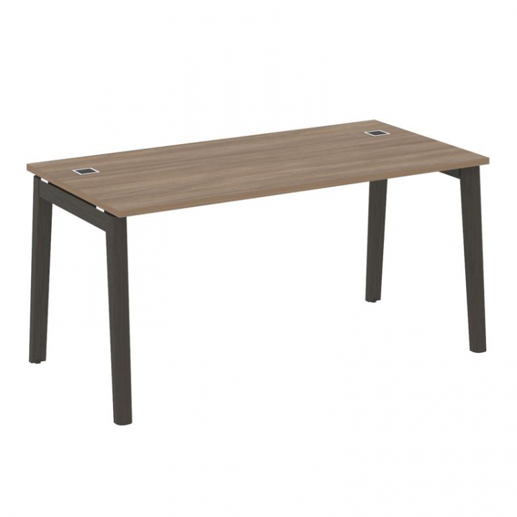 Onix Wood Direct Стол руководителя OW.SRR-4.8 Дуб Аризона/Дуб Темный/Металл Антрацит 1580*800*750