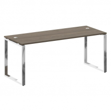 Metal System Direct Стол рабочий руковод. О-обр. м/к БО.СРР-5.7 Вяз Благородный/Нержавеющая Сталь 18