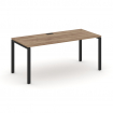 Style Project Direct Стол письменный SN-6P.SR-026.M Дуб Табак/Металл Черный/Заглушка Металл Черный 1