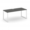 Style Project Direct Стол письменный SN-6O.SR-026.M Антрацит/Металл Белый/Заглушка Металл Белы 1980*