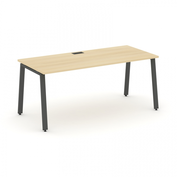 Style Project Direct Стол письменный SN-6A.SR-023.M Акация Лорка/Металл Антрацит/Заглушка Металл Ант