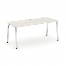 Style Project Direct Lux Стол письменный M-SN-6A.SR-014.M Дуб Наварра/Нержавеющая Сталь/Хром 1580*70