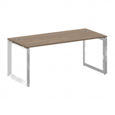 Onix Direct Lux Стол руководителя О-обр. м/к M-O.MO-SRR-5.8 Дуб Аризона/Нержавеющая Сталь/Хром 1780*