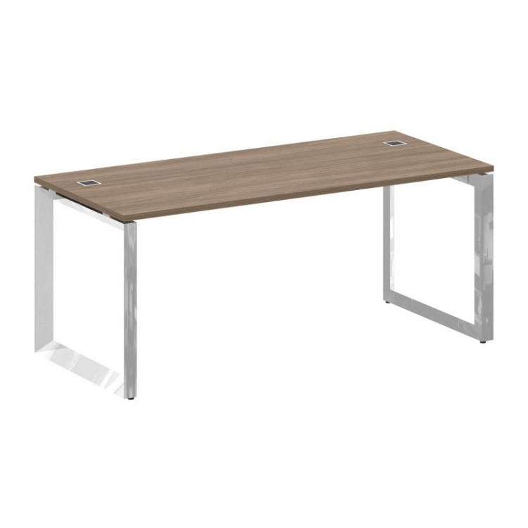 Onix Direct Lux Стол руководителя О-обр. м/к M-O.MO-SRR-5.8 Дуб Аризона/Нержавеющая Сталь/Хром 1780*