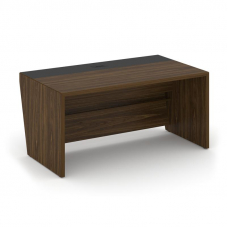 Corner Стол руководителя прямой COR.SR-16 Орех Лоренцо/Графит 1600*900*750