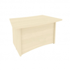 First Стол руководителя криволинейный KSR-5 Клен 1400*900*765