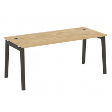 Onix Wood Direct Стол руководителя OW.SRR-5.8 Тиквуд Светлый/Дуб Темный/Металл Антрацит 1780*800*750