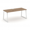Style Project Direct Стол письменный SN-6T1.SR-013.M Дуб Табак/Металл Белый/Заглушка Металл Белый 13