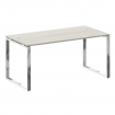 Metal System Direct Стол рабочий руковод. О-обр. м/к БО.СРР-4.8 Дуб Наварра/Нержавеющая Сталь 1600*8