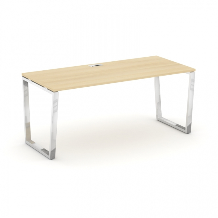 Style Project Direct Lux Стол письменный M-SN-6T2.SR-013.M Акация Лорка/Нержавеющая Сталь/Хром 1380*