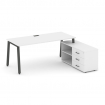 Style Project Direct Стол письменный с греденцией правой SN-6A.SRG-024.M(R) Белый/Металл Антрацит/За